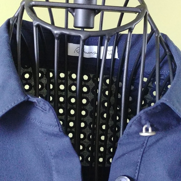 NWT, SIZE 14, 70% COTTON, 27% POLYESTER, 3% ELASTHANNE/SPANDEX, DARK BLUE COLOR - Picture 5 of 13